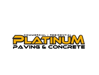 Platinum Paving & Concrete  logo design by MarkindDesign