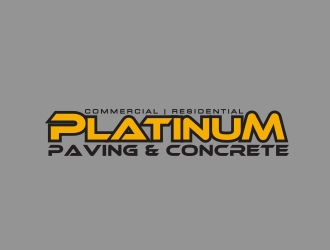 Platinum Paving & Concrete  logo design by MarkindDesign
