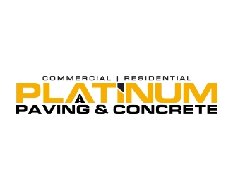 Platinum Paving & Concrete  logo design by MarkindDesign