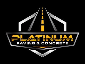 Platinum Paving & Concrete  logo design by daywalker