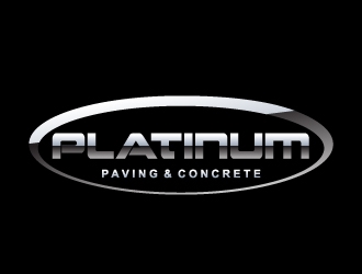 Platinum Paving & Concrete  logo design by samuraiXcreations