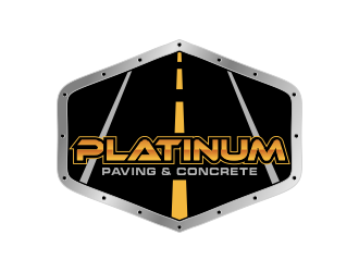 Platinum Paving & Concrete  logo design by done