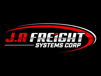 J.A Freight Systems Corp logo design by jaize