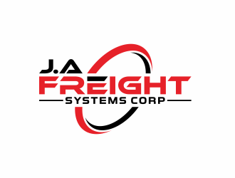 J.A Freight Systems Corp logo design by ubai popi
