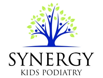 Synergy Kids Podiatry logo design by jetzu