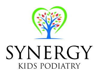 Synergy Kids Podiatry logo design by jetzu