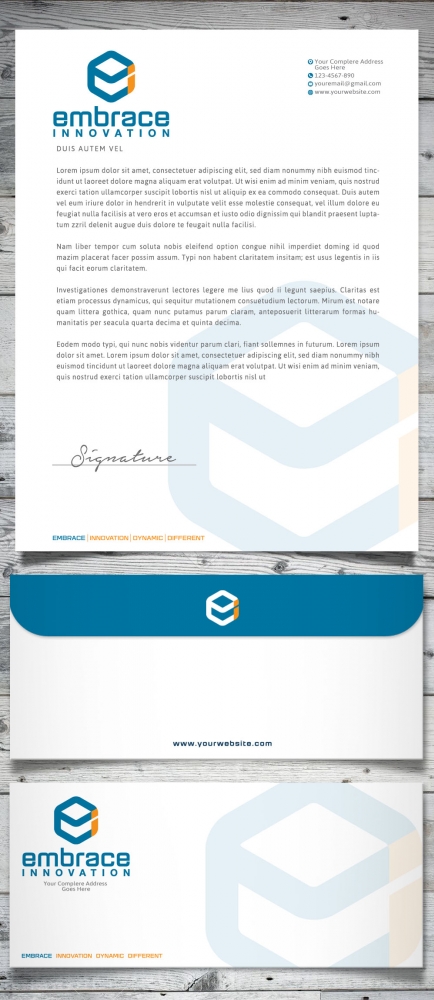 Embrace Innovation logo design by scriotx