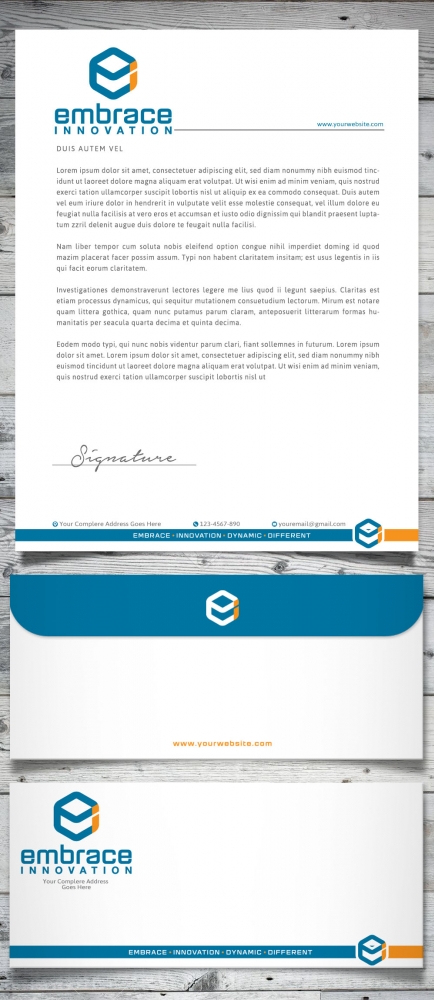 Embrace Innovation logo design by scriotx