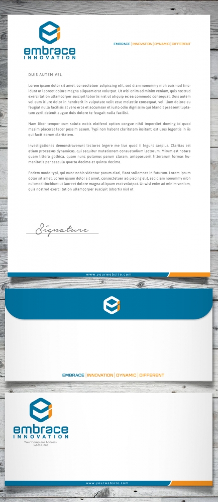 Embrace Innovation logo design by scriotx