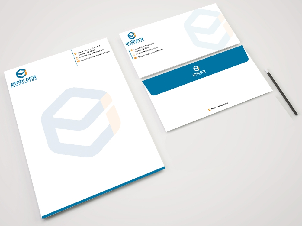 Embrace Innovation logo design by SmartDesigner