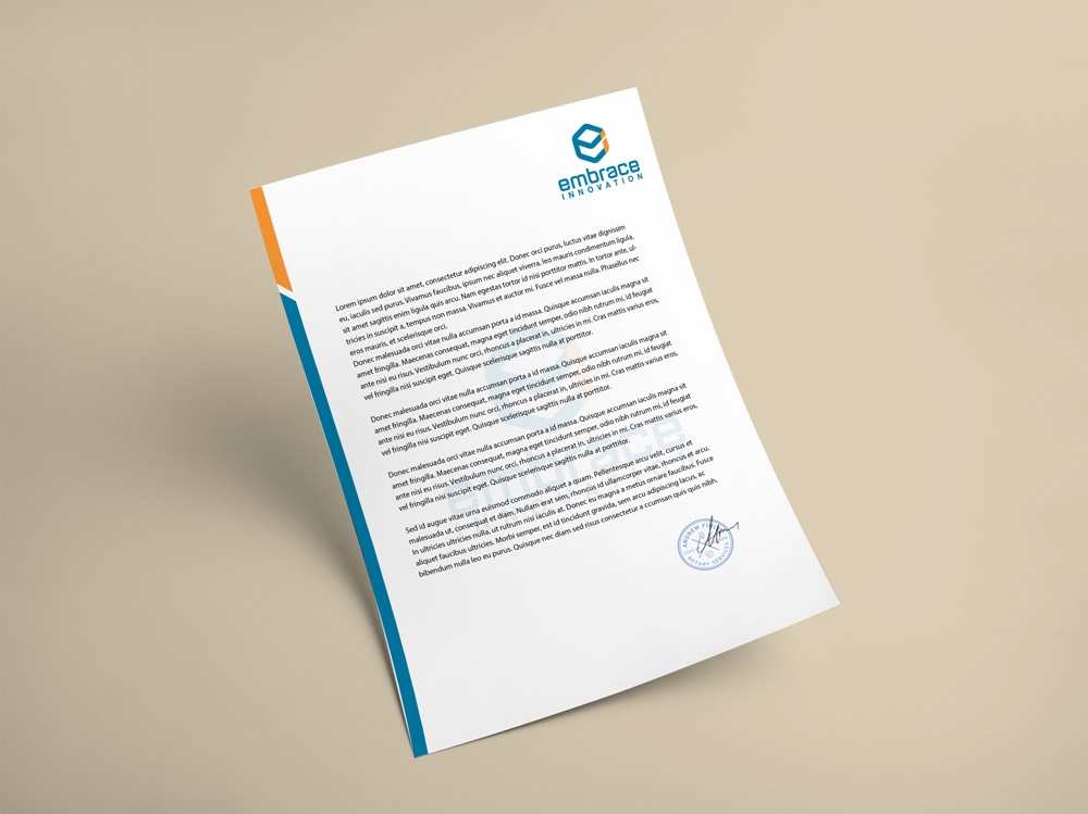 Embrace Innovation logo design by ManishKoli