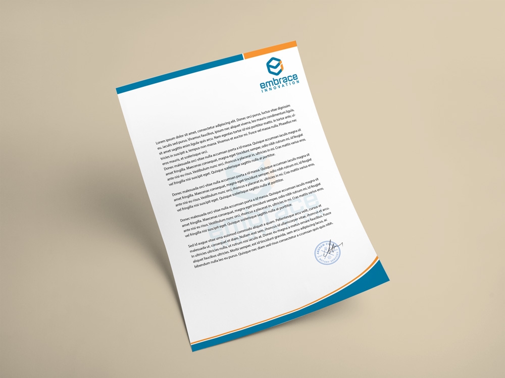 Embrace Innovation logo design by ManishKoli