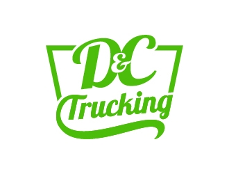 D&C Trucking logo design by sakarep