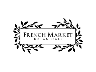 French Market Botanicals logo design by done