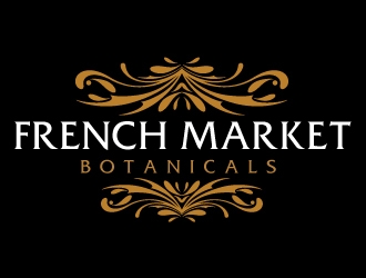 French Market Botanicals logo design by ElonStark