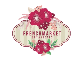 French Market Botanicals logo design by rahmatillah11