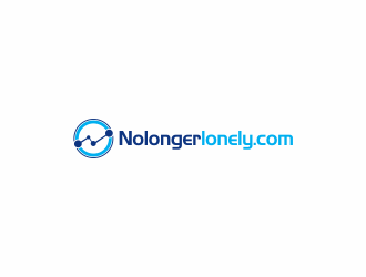 Nolongerlonely.com logo design by giphone