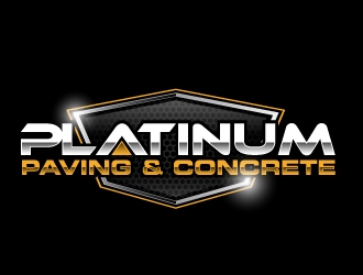 Platinum Paving & Concrete  logo design by ElonStark
