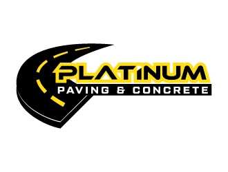 Platinum Paving & Concrete  logo design by Erasedink