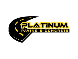 Platinum Paving & Concrete  logo design by Erasedink