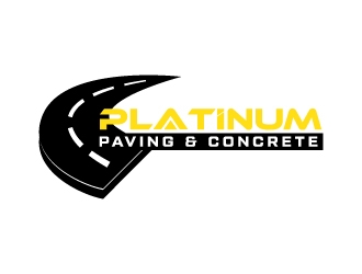 Platinum Paving & Concrete  logo design by Erasedink