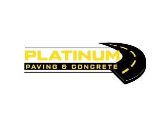 Platinum Paving & Concrete  logo design by Erasedink