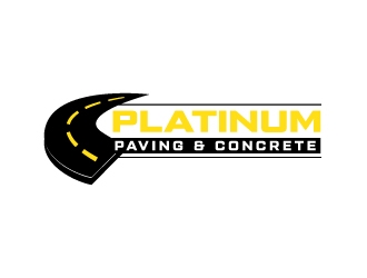 Platinum Paving & Concrete  logo design by Erasedink