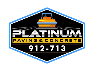 Platinum Paving & Concrete  logo design by crearts