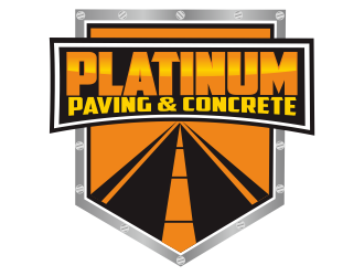 Platinum Paving & Concrete  logo design by Greenlight