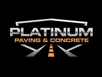 Platinum Paving & Concrete  logo design by kunejo