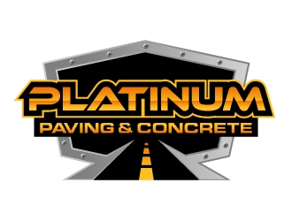 Platinum Paving & Concrete  logo design by ORPiXELSTUDIOS