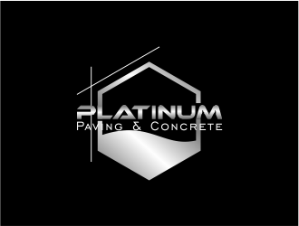 Platinum Paving & Concrete  logo design by amazing