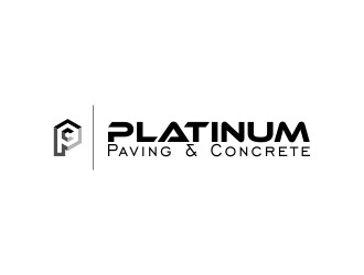 Platinum Paving & Concrete  logo design by amazing
