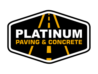 Platinum Paving & Concrete  logo design by cintoko