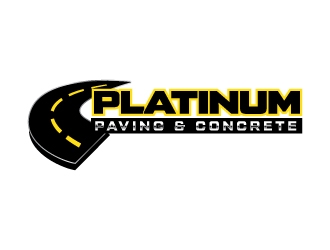 Platinum Paving & Concrete  logo design by Erasedink