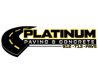 Platinum Paving & Concrete  logo design by Erasedink