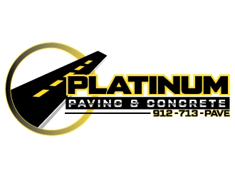 Platinum Paving & Concrete  logo design by Erasedink