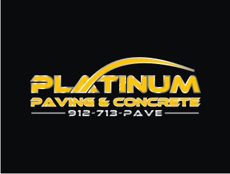 Platinum Paving & Concrete  logo design by Franky.