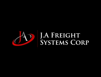 J.A Freight Systems Corp logo design by shernievz