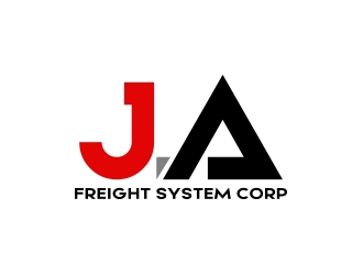 J.A Freight Systems Corp logo design by shernievz