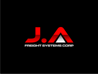 J.A Freight Systems Corp logo design by sheilavalencia