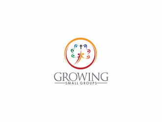 Growing Small Groups logo design by giphone