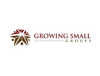 Growing Small Groups logo design by shernievz