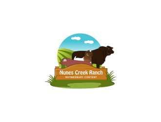 Nunes Creek Ranch logo design by Kanya
