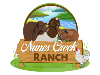 Nunes Creek Ranch logo design by prodesign
