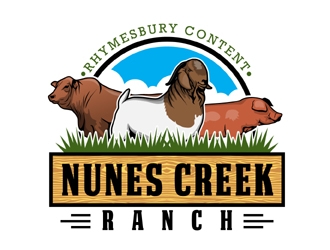 Nunes Creek Ranch logo design by MAXR