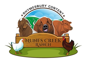 Nunes Creek Ranch logo design by frontrunner