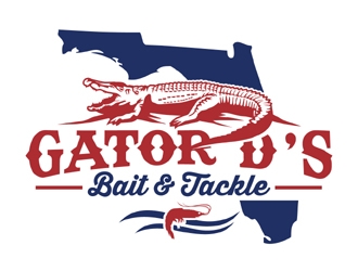 Gator D’s Bait & Tackle logo design by MAXR