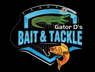 Gator D’s Bait & Tackle logo design by Suvendu