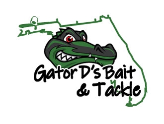 Gator D’s Bait & Tackle logo design by icenemesys